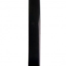 Large size round shape titanium earrings in Black, 2 pcs. Kosmart - 2