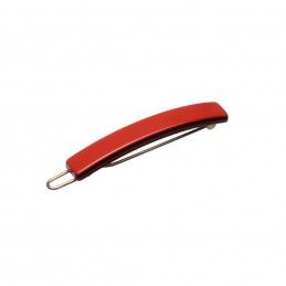 Very small size tiny and skinny shape hair clip in Red and Black Kosmart - 1