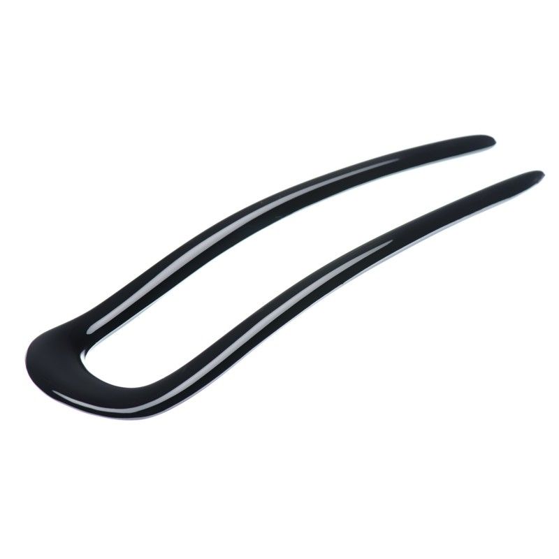 Medium size fork shape hair stick in Black Kosmart - 1