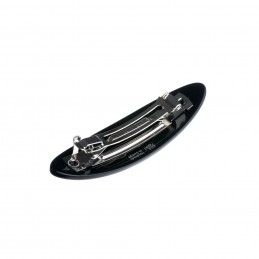 Small size oval shape Hair clip in Black Kosmart - 3