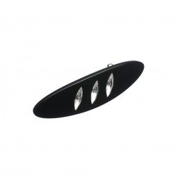 Small size oval shape Hair clip in Black Kosmart - 2