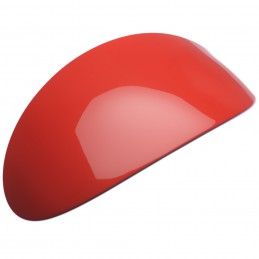 Extra large size oval shape Hair barrette in Marlboro red and black Kosmart - 1
