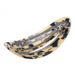 Very large size oval shape Hair barrette in Tokyo blond  - 2