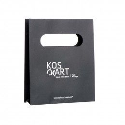 Small size rectangular shape Gift bag in Black Kosmart - 1