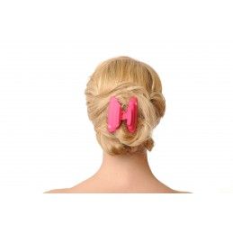 Medium size regular shape Hair claw clip in Pink Kosmart - 5