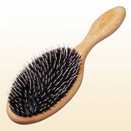 Bamboo brush with boar and nylon bristles, large Comair - 1